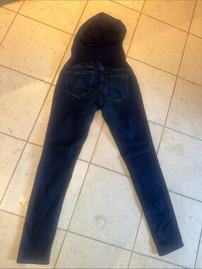 Mavi by A Pea In The Pod - Alexa Maternity Skinny Jeans in Dark Blue Wash